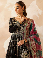 Shehrnaaz By Gulaal Embroidered Raw Silk 3 Piece Unstitched Suit GL24SR GL-SD-24-07 NAZMIL